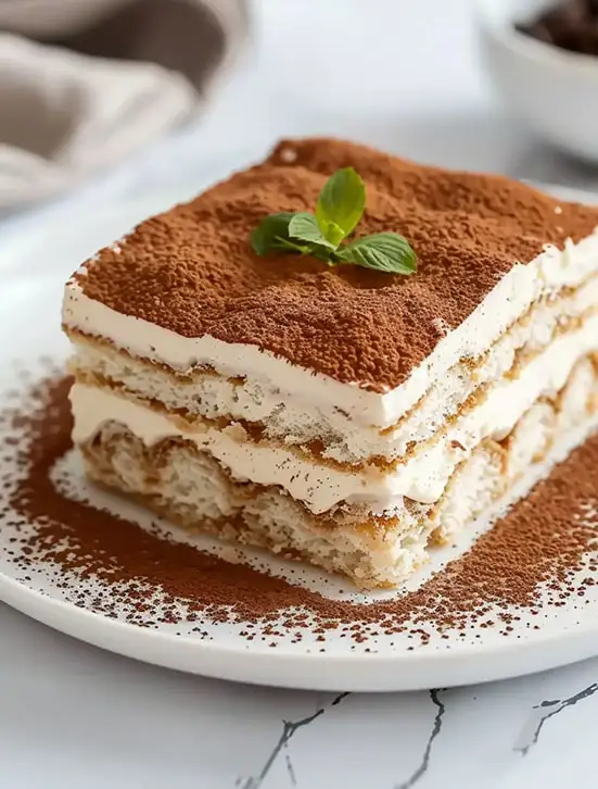 tiramisu-classic-italian-dessert-recipe Classic tiramisu layered with mascarpone and cocoa powder